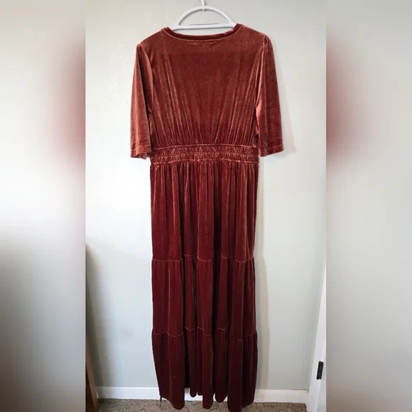 Baltic Born | NWOT Artemis Velvet Maxi Dress Size 1XL - Picture 7 of 11